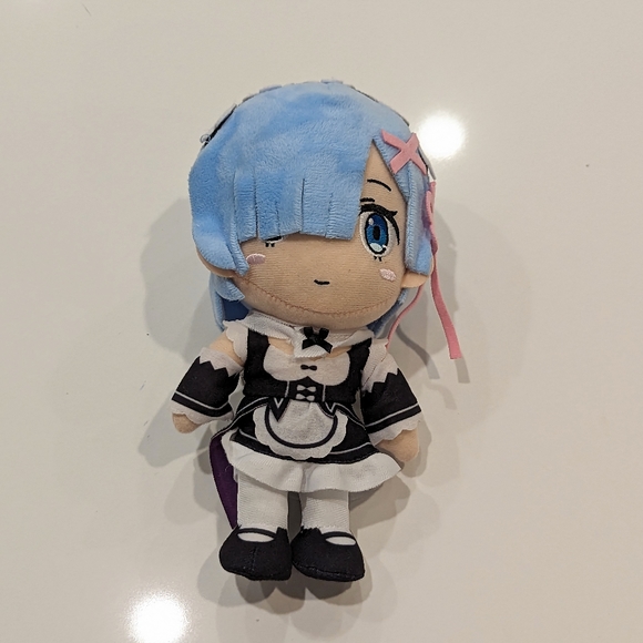 RE:ZERO- REM Great Eastern Entertainment Co 8" Maid Plush Doll - Picture 2 of 4